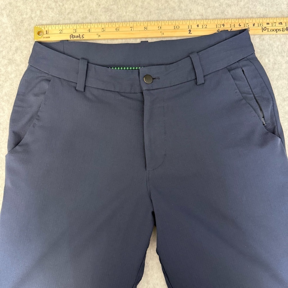 Lululemon ABC Pant Slim *Warpstreme" True Navy (First Release) sz 30(?) - Picture 14 of 17